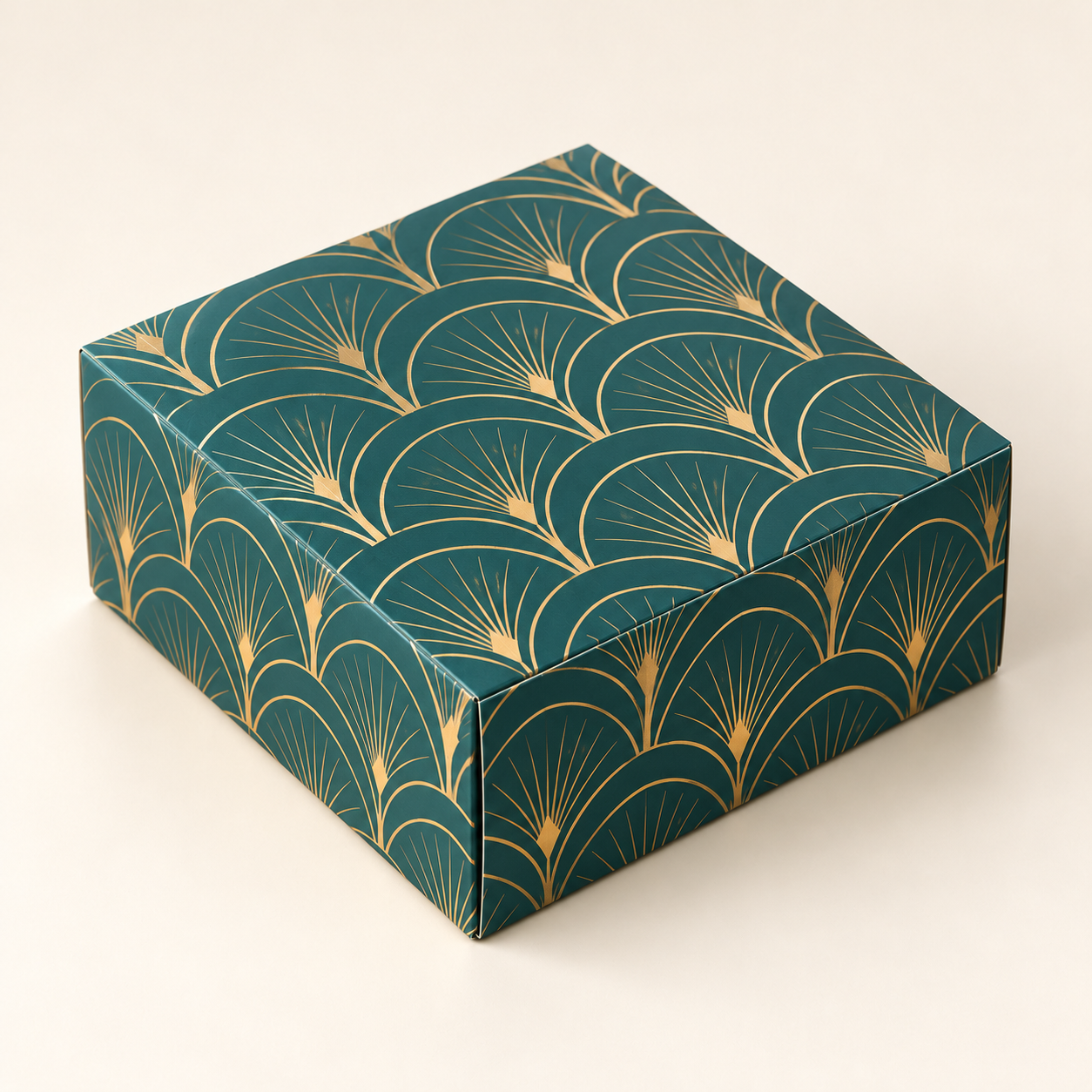 Printed paper cake box, view 4