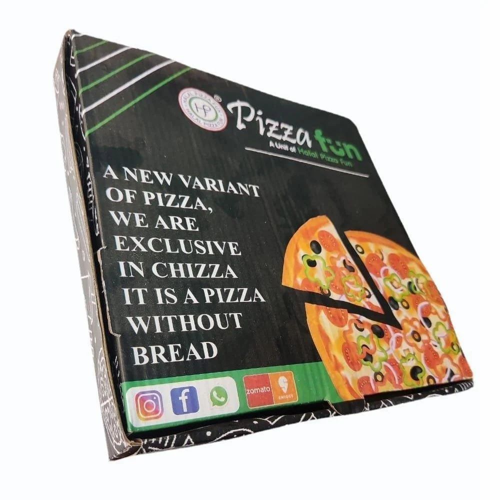 Plain Pizza Packaging Box, view 4
