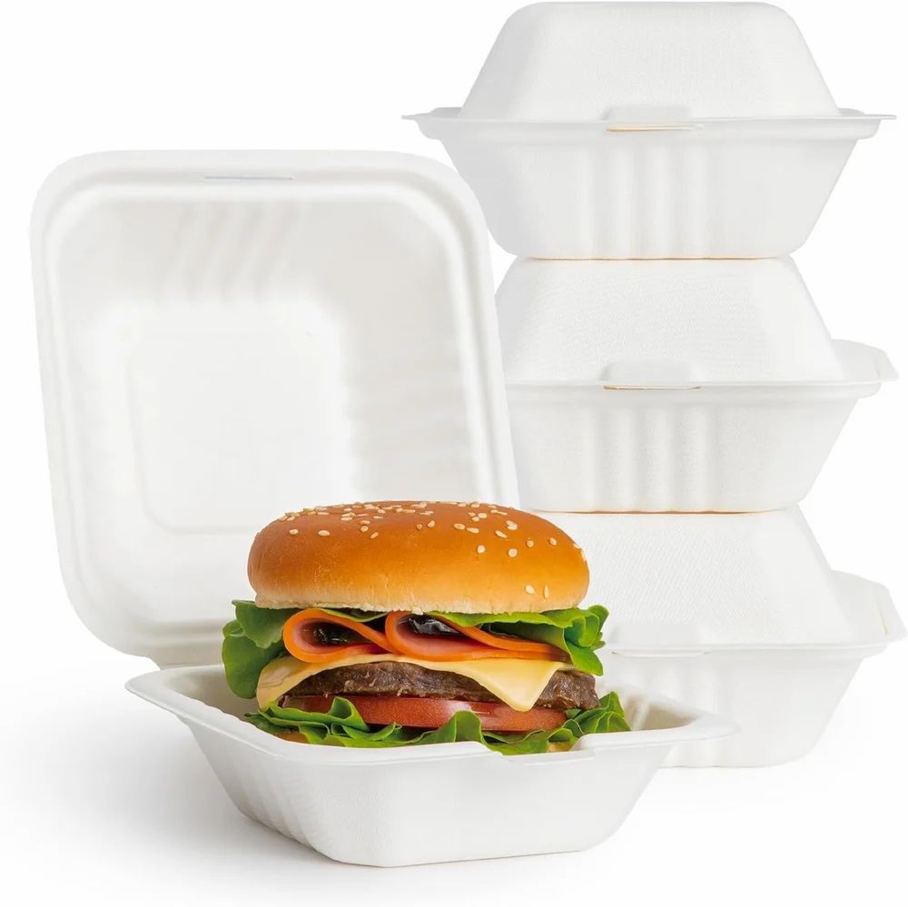 Biodegradable Sugarcane Bagasse Container, view 4