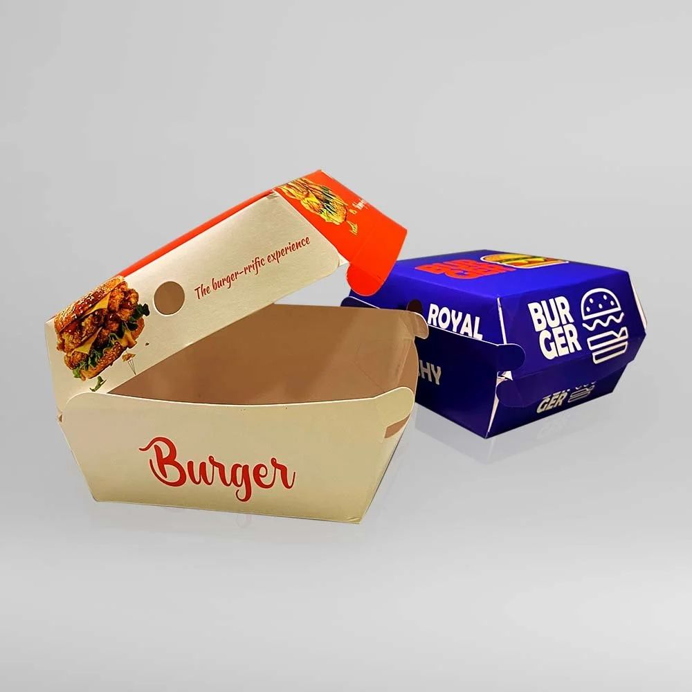 Printed Burger Packaging Boxes, view 2