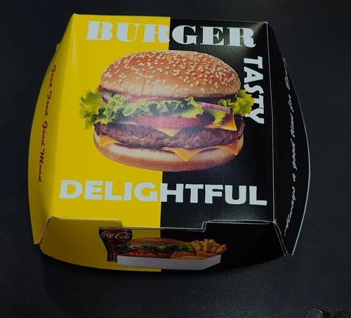 Printed paper burger box