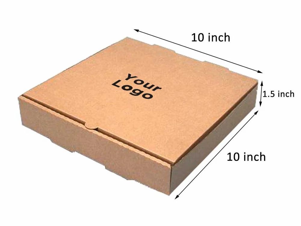 Two-ply corrugated pizza box — 6 inch, view 4