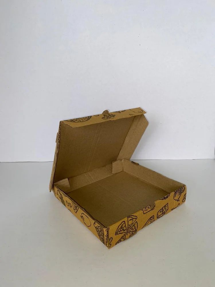 Three-ply corrugated pizza box — 8 inch, view 2