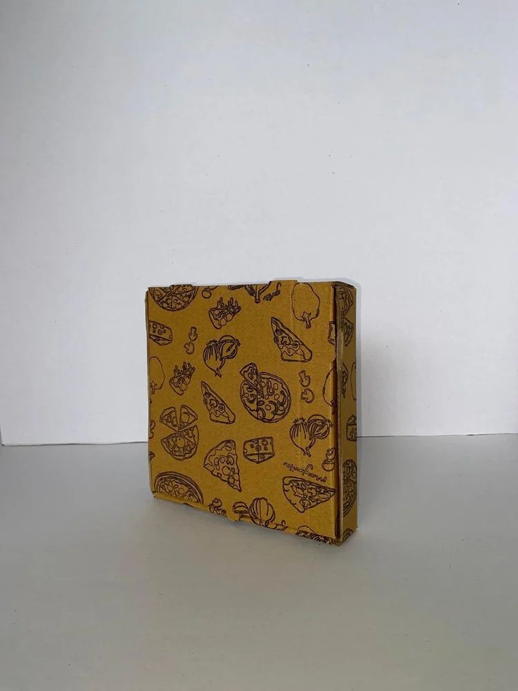 Three-ply corrugated pizza box — 8 inch, view 3