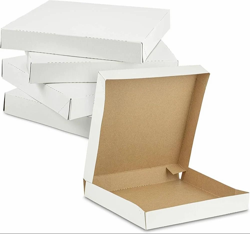 Kraft paper pizza box — 7 inch, view 3