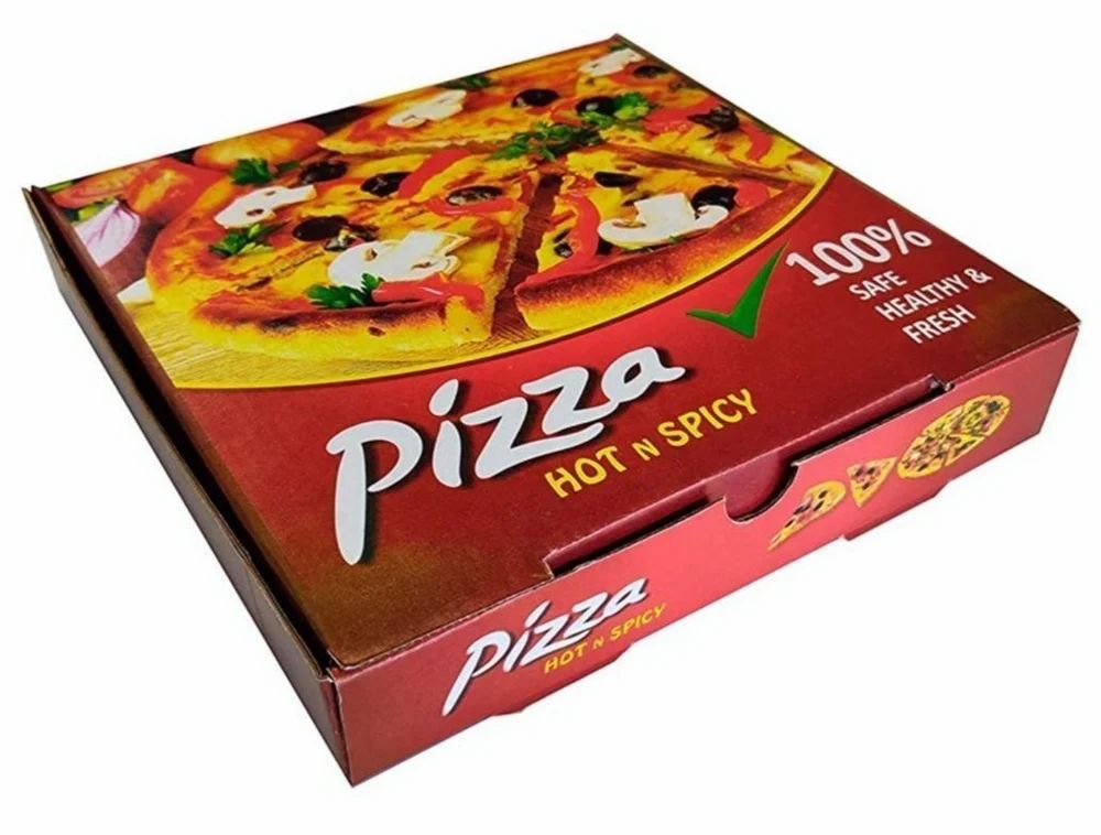 Printed corrugated pizza box — 10 inch, view 3